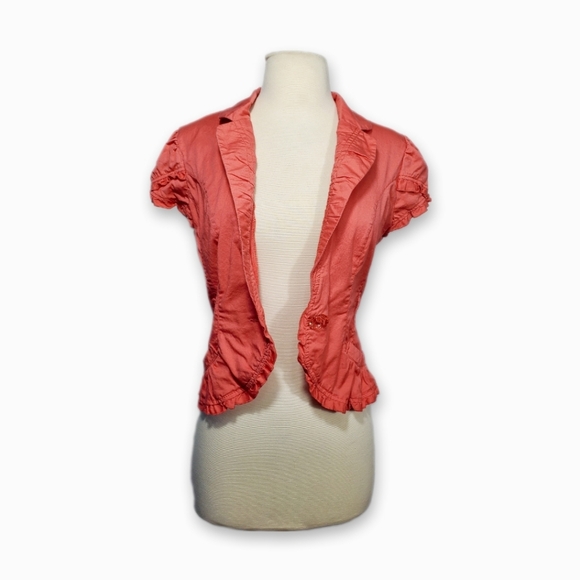 Women Business Casual Blazer Jackets Button Stretch Blazer Collar Suit Jacket-M - Picture 12 of 15